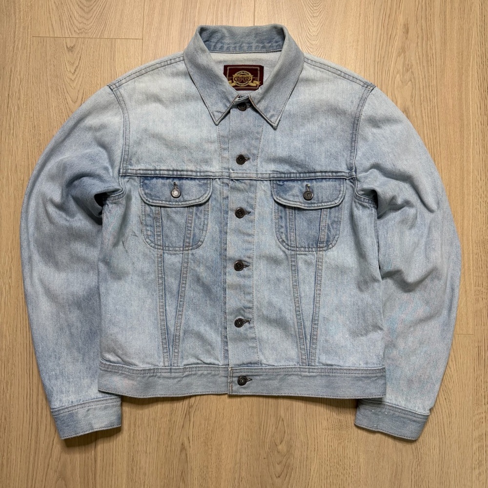 Light Wash Denim Jacket - Men's Lightweight Shirt Jacket